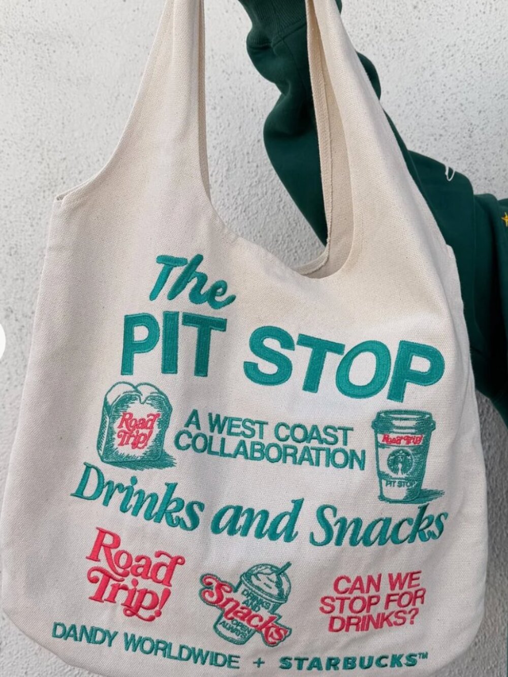 Starbucks Dandy Worldwide Road Trip Canvas Bag IN HAND